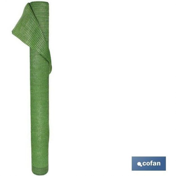Cofan - Filet d'ombrage en couleur Vert clair aux dimensions de 2 x 10 mètres 8445187220605 90016545
