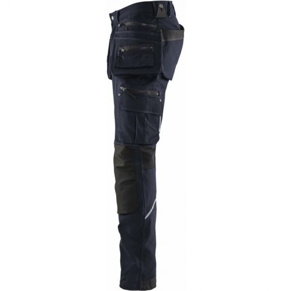 Blåkläder Pantalon X1900 artisan stretch 4D - C50 - Marine foncé/Noir 7330509686454 199816448699C50