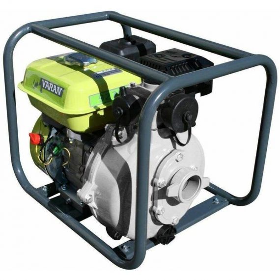 92703 Pompe à eau thermique 2'' haute pression 45.000 l/h Essence, 196cc 6.5cv, motopompe - Gris - Varan Motors 5453003457299 92703