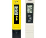 Testeur de qualité de l'eau, pH-mètre avec résolution haute précision 0,01, thermomètre TDS+EC+ pour eau potable, aquarium, piscine, spa (jaune)  FAQ-021450
