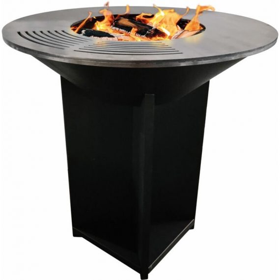Barbecue brasero avec plaque d'acier de 100 cm - Noir 8436545098752 EFP56B