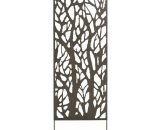 Nortene - Panneau métal avec motifs décoratifs/Arbres - 0,60 x 1,50 m - Brun vieilli 8413246204057 NOR-2012057