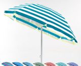 Beachline - Parasol de plage 200 cm portable coton Taormina | Motif la Mer 6 7640179388115 TA200COTF6