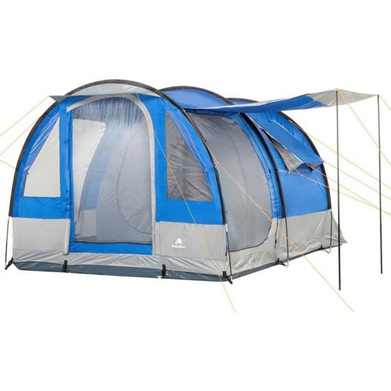 Tente de Camping Smart pour 4 Personnes | Grande Tente familiale avec 3 entrées et 2.000 mm de Colonne d'eau | Tente Tunnel | Tente de Groupe 8271102859441 PESCE-0000958