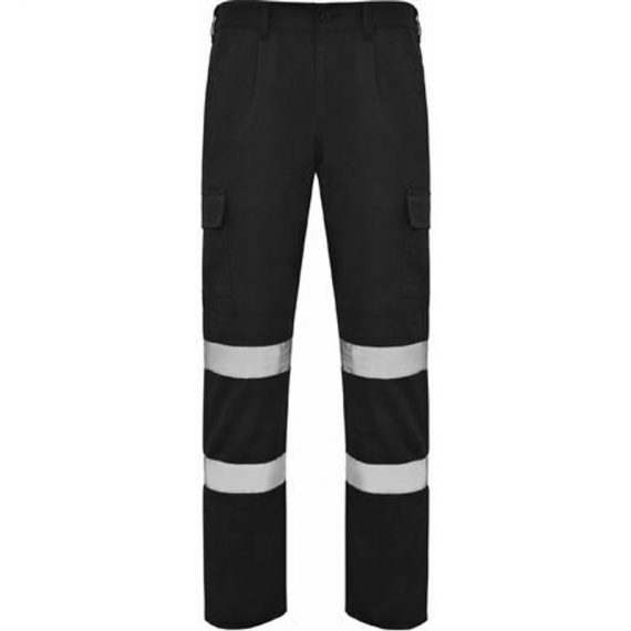 Pantalon de travail daily hv noir Roly Taille 56 - Noir 8434344421412 HV93076402