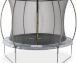 Trampoline rond Ø 305cm gris avec filet de protection intérieur - Mars Inner – Nouveau modèle - trampoline de jardin 3,05m 305 cm |Design | Qualité 3760287183687 TR305INNERGY