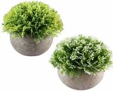 Mini Plantes Succulentes Artificielles avec Pot Plante Décorative pour Maison, Jardin, Cuisine, Mariage l'intérieur et l'extérieur 7042421129796 PLANCO11