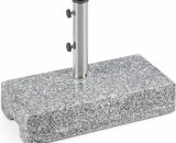 Schirmherr 25HSQ Pied de parasol 25 kg Balcon rectangle granit - gris - Blum 4260486159234 4260486159234