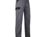 Pantalon de travail PERCEUSE multipoches gris/noir Taille 62 - Gris - LMA 3473832259453 1499-62