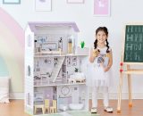 Grande maison de poupée en bois 3 étages 16 accessoires meubles enfant Dreamland Calabasas Olivia's Little World TD-12383E - Blanc 810014811031 TD-12383E