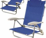 Chaise de plage Bahama en aluminium bleu 8000071553933 AFT 08043415