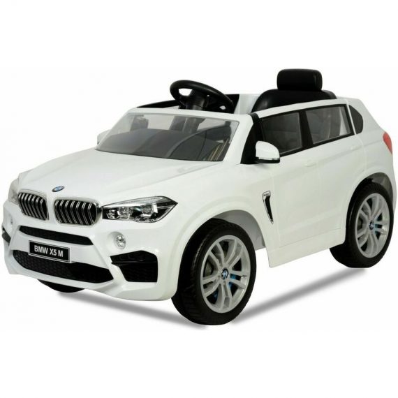 Kidcars BMW M X5 Voiture électrique pour enfants Voiture 2x35W 12V M Power 2021 Enfants véhicule Blanc 4260599856686 172651728
