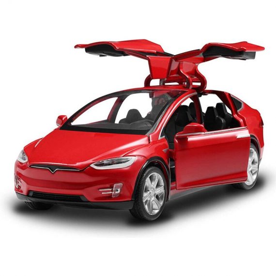 Superseller - Jouet moulé sous pression 1:32 voitures en alliage à l'échelle pour Tesla jouet modèle suv voiture son et lumière jouet enfants jouets 755924090568 K8824R|741