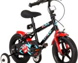 Vélo pour enfants 12 pouces Noir et rouge - Inlife 755559675185 755559675185
