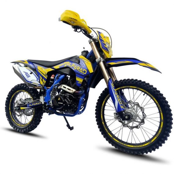 Alfarad - Dirt Bike Dirtbike CrossBike DirtBike pocket A8 21/18 300 ccm 25 ps Blau A8 21/18' Crossbike OVP Bleu 4260599852503 175209961
