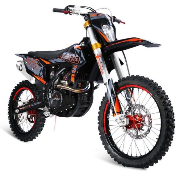 Alfarad - Dirt Bike Dirtbike CrossBike DirtBike pocket X7 21/18' 250ccm Orange 4260599857355 174339794