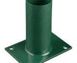 Platine de fixation diamètre 60 mm pour portillon grillagé Vert - Vert 5407008163075 5407008163075