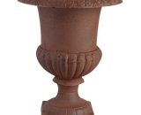 Vase Médicis en fonte Hauteur 23 cm marron - Marron 8714982013911 XH63-AR