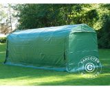 Tente de stockage Tente Abri pro 2,4x6x2,34m pvc, Vert - Vert 5710828285620 5710828285620