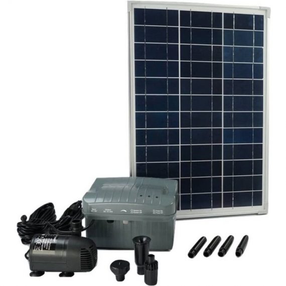 Kit SolarMax 1000 et panneau solaire batterie et pompe 1351182 - Ubbink 8711465511827 8711465511827