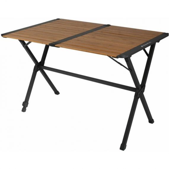 Table de camping Chambery Bambou m 110x70 cm - Anthracite - Eurotrail 8712318924016 8712318924016