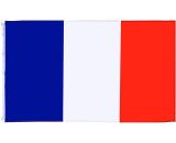 France avec 2 oeillets métalliques, résistants aux intempéries - drapeau national français 90 x 150 cm, tricolore Fonepro 9466991609669 FON-t06408