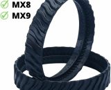 2 chenilles adaptables pour Zodiac MX6 MX8 MX9, pneus de Robot Nettoyeur Piscine Baracuda R0526100 9022012112817 ACIO2125