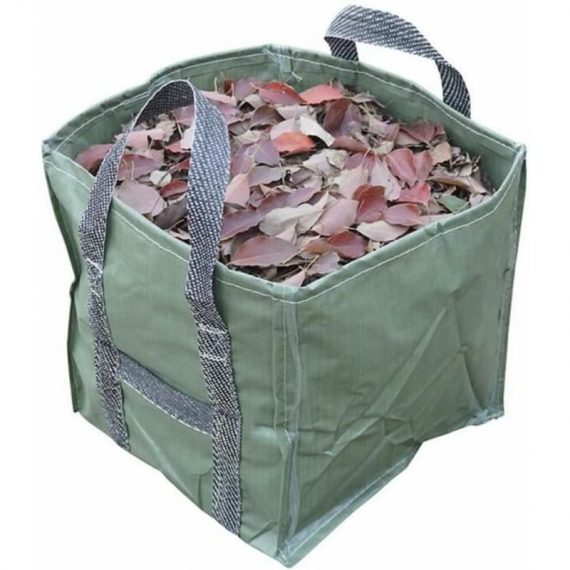 Outils de jardinage,Sac à feuilles de jardin réutilisable,conteneur pliable avec poignées,déchet de pelouse Fuienko  15041S