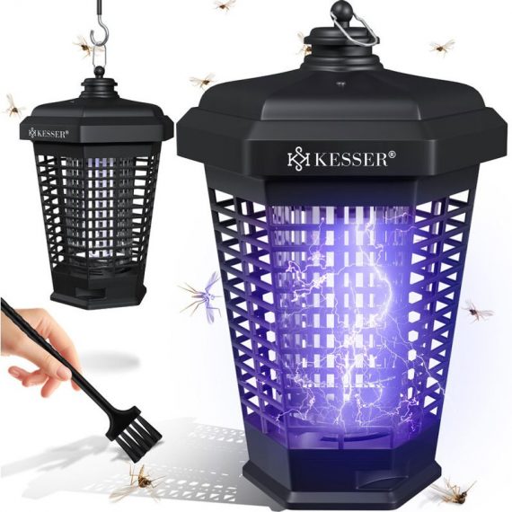 ® Désinsectiseur électrique 18 W | Piège à insectes électrique 360° avec lampe UV | Lampe à moustiques | Attrape-mouches | Piège à mouches avec 4260729114686 23917