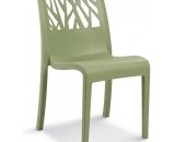 Chaise de jardin Vegetal par Grosfillex Vert - Extérieur - Résistant à la chaleur - Vert 3663668044082 3663668044082
