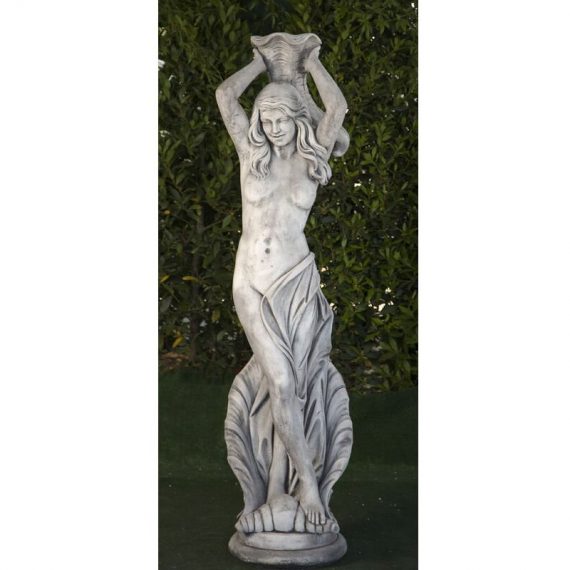 Anaparra - Fontaine Statue classique en pierre reconstituée Nereide 40x176cm. 8435653112008 FR6001