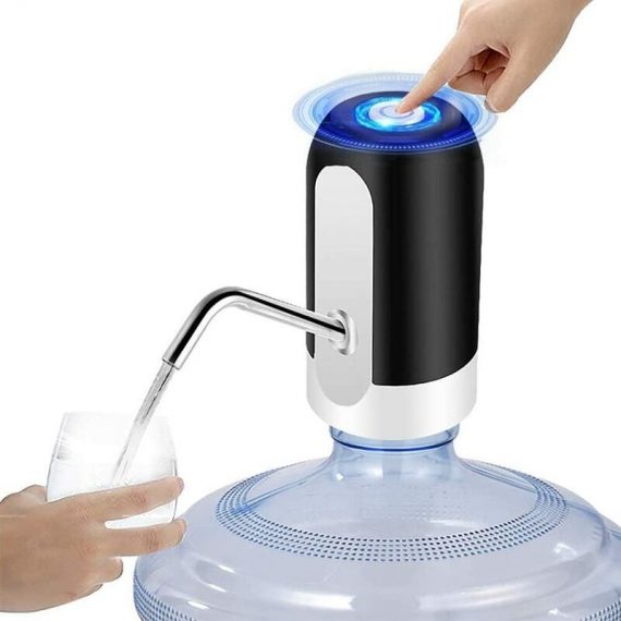 Pompe à bouteille d'eau électrique, distributeur d'eau potable automatique à chargement USB, autonomie de 30 jours, interrupteur de bouteille d'eau 5041869016509 TA66-49008_1