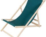 Canapé de plage, divan de jardin chaise longue de jardin en bois divan pliant - vert 4251258934838 10004041