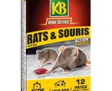 Kb Home Defense - Pate appât rat souris - 120 g - lot de 12 pâtes 3121970166644 3121970166644