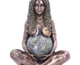 Les ornements de sculpture de la terre mère Gaia de la déesse de la terre 4502190766637 DH5071