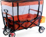 Protection solaire / moustiquaire pour le chariot de transport pliable JW-76C 4260586993691 JW76C-FG