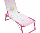 Fun House - Licorne Chaise longue transat - Pliable - 112 x 40 x 40 cm - Pour enfant 3700057134945 FUN3700057134945