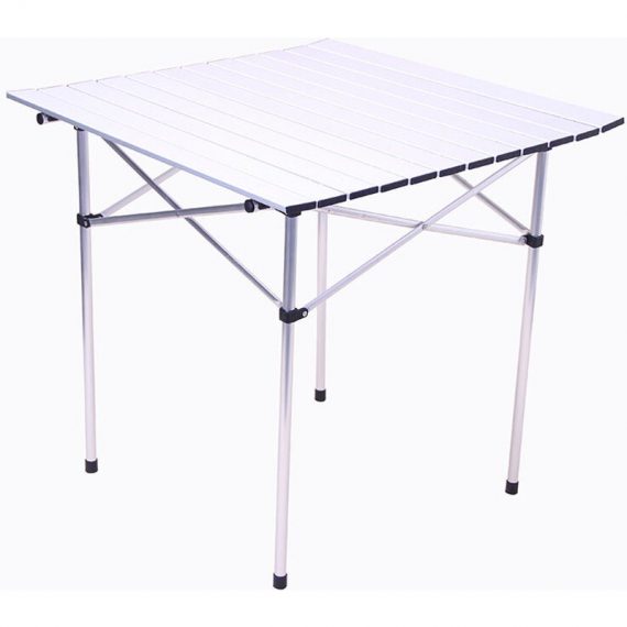 Table pliante de Camping 4 places 70 cm x 70 cm x 70 cm en Aluminium 9343999769628 C24079590-1