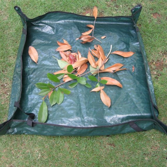 1pcs sac à déchets de jardin gallons, tissu PE épais et résistant de haute qualité, étanche à l'eau, 4 poignées réutilisables, bon pour le collecteur 9343999753481 C23083392-1