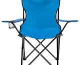 Chaise de Camping Pliable, Chaise de Plage Pliable - bleu 9471665646215 XDSY00047
