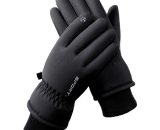 Écran tactile d'équitation en plein air chaud plus gants épais en velours gants de ski HX-102 hommes noir - Groupm 9003968757512 2GroupM03955