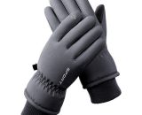 Écran tactile d'équitation en plein air chaud plus gants épais en velours gants de ski HX-102 gris pour hommes - Groupm 9003968757529 2GroupM03956