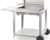 Le Marquier - Barbecue Charbon + Chariot Vintage Montory 61 x 40 cm - Inox 3339380144644 LEM-BCM61i