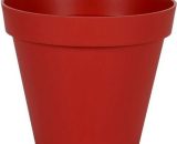Eda Pot de fleur rond Toscane - ø 48 x h 40 cm - 43 l - Rouge rubis 3009178605656 AUC3086960236045