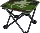 Ultraléger Chaise Pliante Portable pour Camping/Pêche/Randonnée/Pique-Nique Camo 28x28cm -Versailles 9466991339665 VERsXX-004599