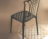 Chaise de jardin en métal jerez aluminium laqué noir 3700764515631 MJECMIYF153JE02NE