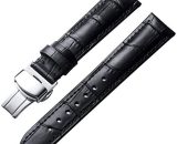 Autre accessoire de domotique Bracelets de montre en cuir Bracelet en alligator de remplacement pour hommes et femmes avec boucle de déploiement 9496241227602 LUK04131