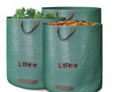 Litreve - 3 x 272L Sacs de déchets ordures de jardin robuste réutilisable herbes feuilles 3802293613984 272L 3PCS