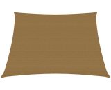 Voile d'ombrage 160 g/m² Taupe 4/5x3 m pehd - Taupe - Vidaxl 8720286099988 311435