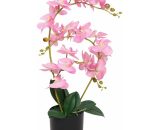 Plante artificielle avec pot orchidée 65 cm rose - or 3001353269608 DEC021905